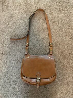 Patricia Nash London Saddle - Vegetable Tan Classic Leather Bag